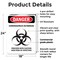 Signmission Danger Corona Outbreak OSHA Notice Sign, Plastic, 18in W x 24in L, 2PK OS-2PACK-NS-P-1824-25570 - alternate 5